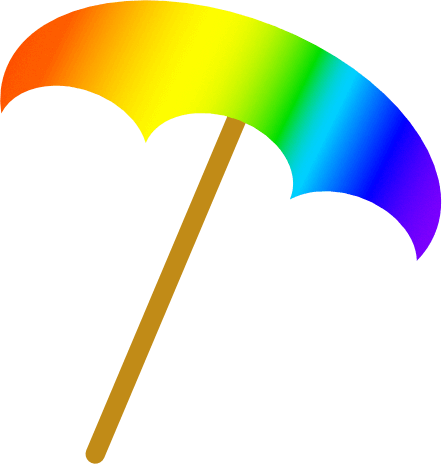 illustration of a beach umbrella