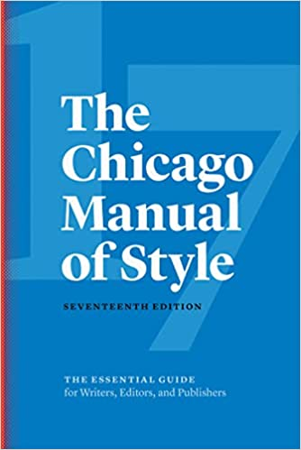 The Chicago Manual of Style 17th Editioin